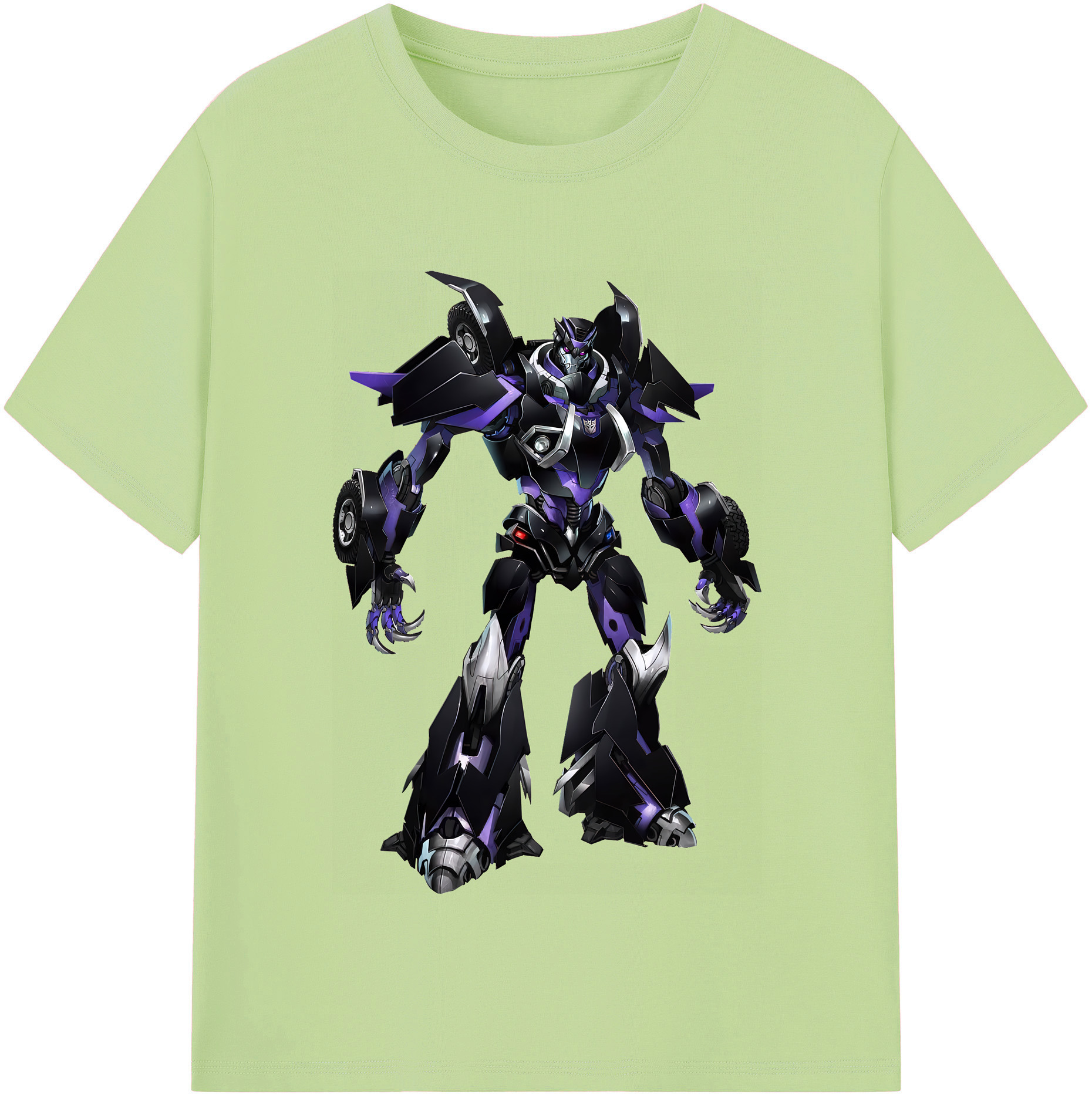 （画像用） Transformers トランスフォーマー 綿100％半袖Tシャツ（フロントプリント）